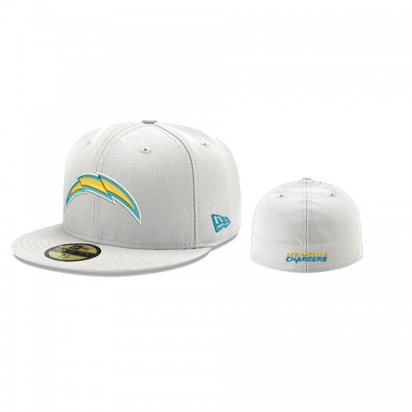 Los Angeles Chargers White Omaha Primary Logo 59FI...