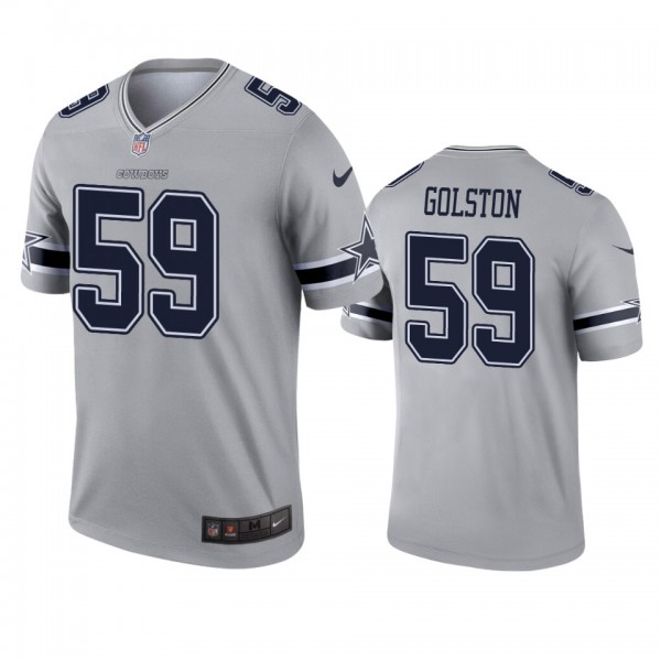 Dallas Cowboys Chauncey Golston Gray Inverted Legend Jersey