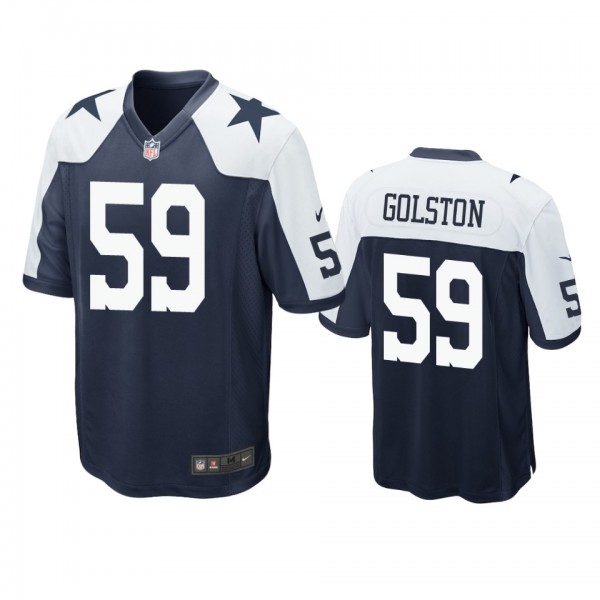 Dallas Cowboys Chauncey Golston Navy Alternate Gam...