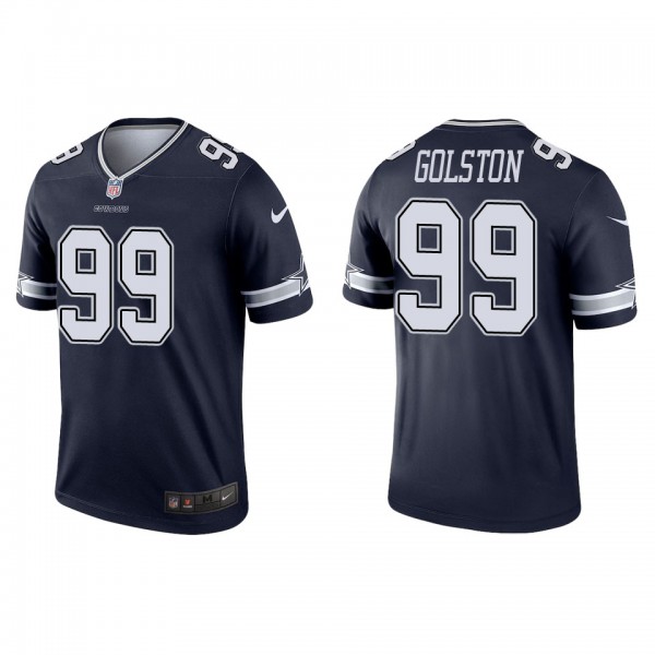 Men's Dallas Cowboys Chauncey Golston Navy Legend Jersey