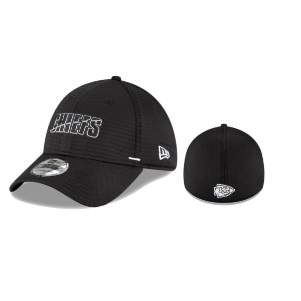 Kansas City Chiefs Black 2020 NFL Summer Sideline 39THIRTY Flex Hat
