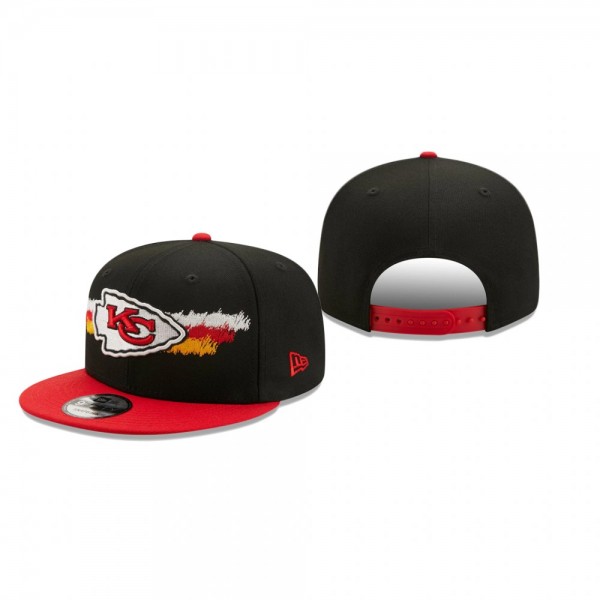 Kansas City Chiefs Black Red Scribble 9FIFTY Snapb...