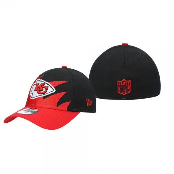 Kansas City Chiefs Black Red Surge 39THIRTY Flex Hat
