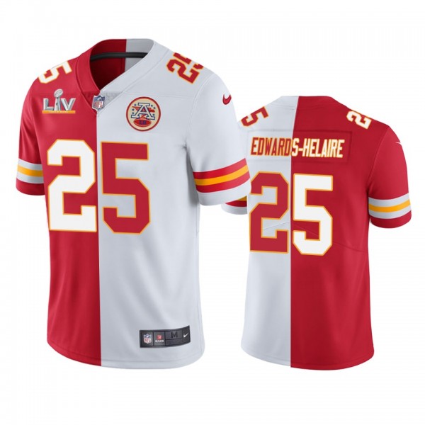 Kansas City Chiefs Clyde Edwards-Helaire Red White...