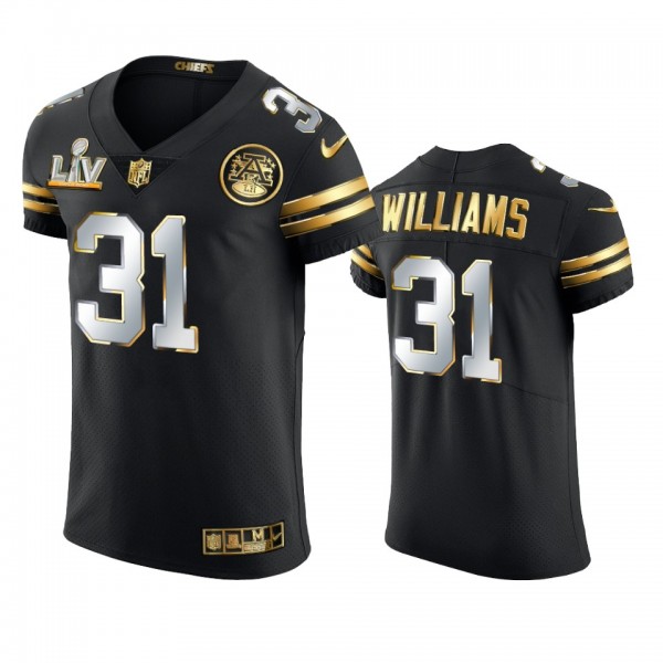 Darrel Williams Chiefs Black Super Bowl LV Golden ...
