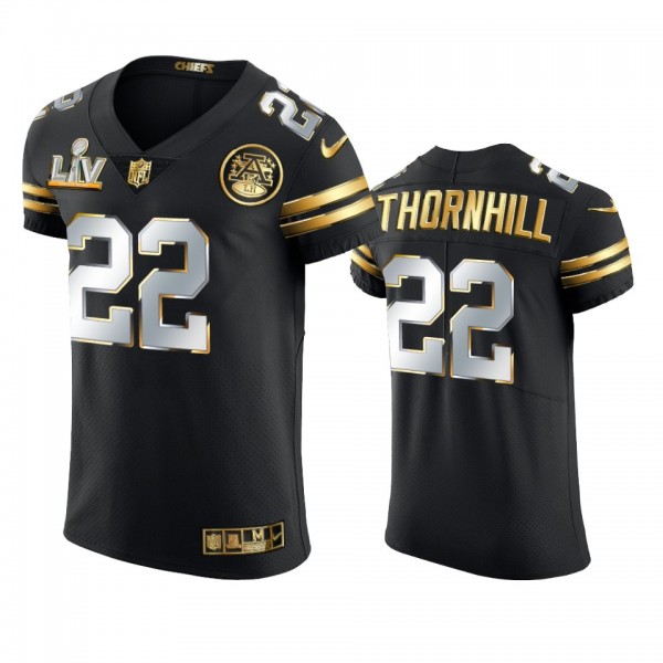 Juan Thornhill Chiefs Black Super Bowl LV Golden E...