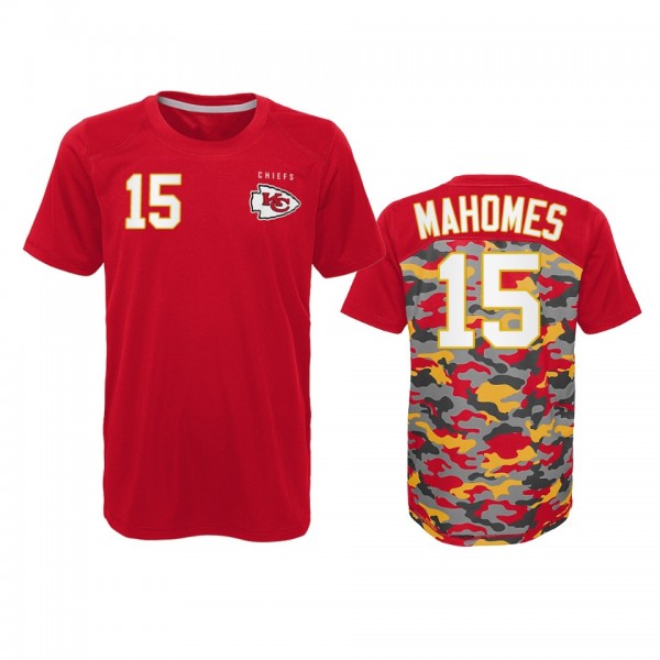 Kansas City Chiefs Patrick Mahomes Red Extra Yardage T-Shirt