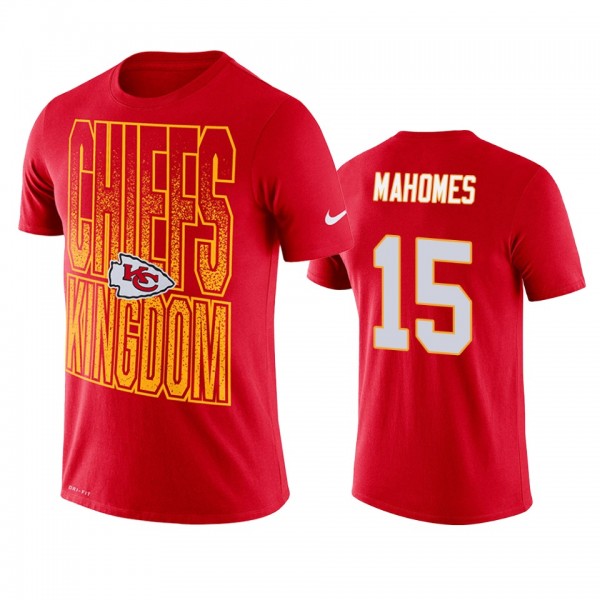 Kansas City Chiefs Patrick Mahomes Red Local Verbiage Performance T-Shirt