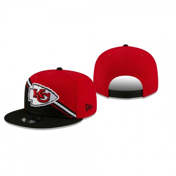 Kansas City Chiefs Red Black Color Cross 9FIFTY Sn...