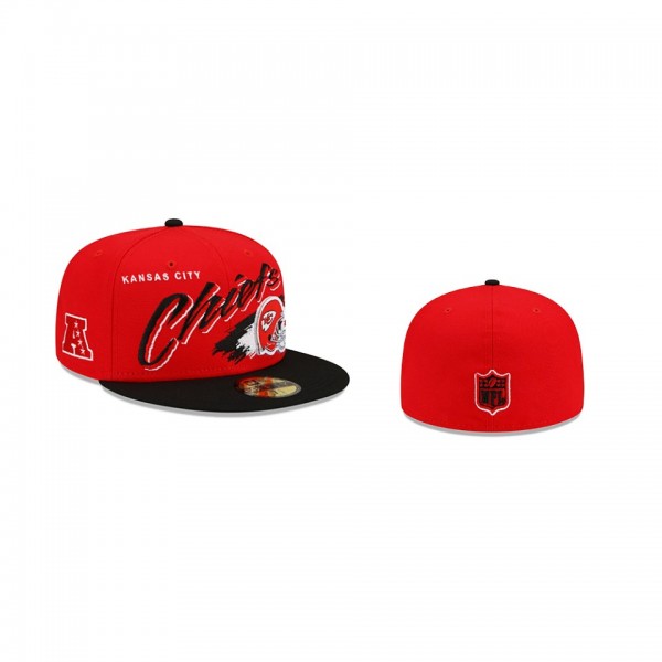Kansas City Chiefs Red Helmet 59FIFTY Fitted Hat