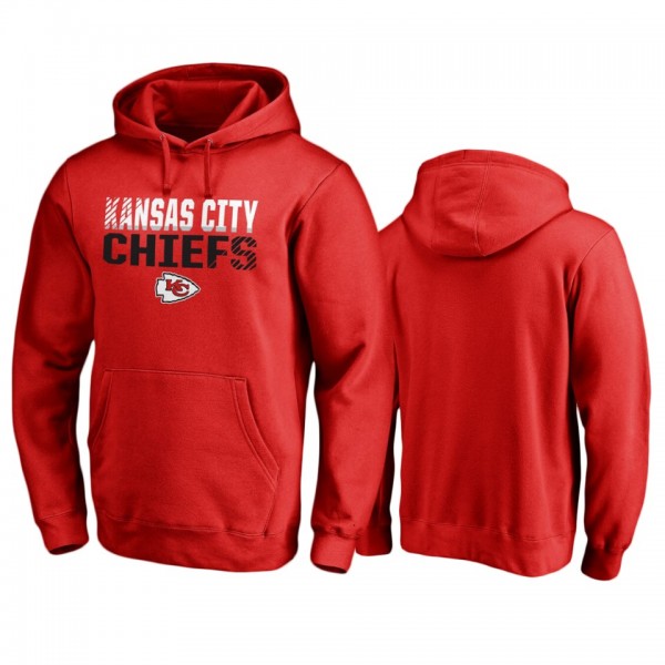 Kansas City Chiefs Red Iconic Fade Out Pullover Ho...
