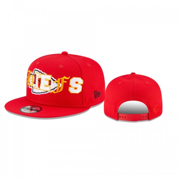 Kansas City Chiefs Red Mixed 9FIFTY Snapback Hat