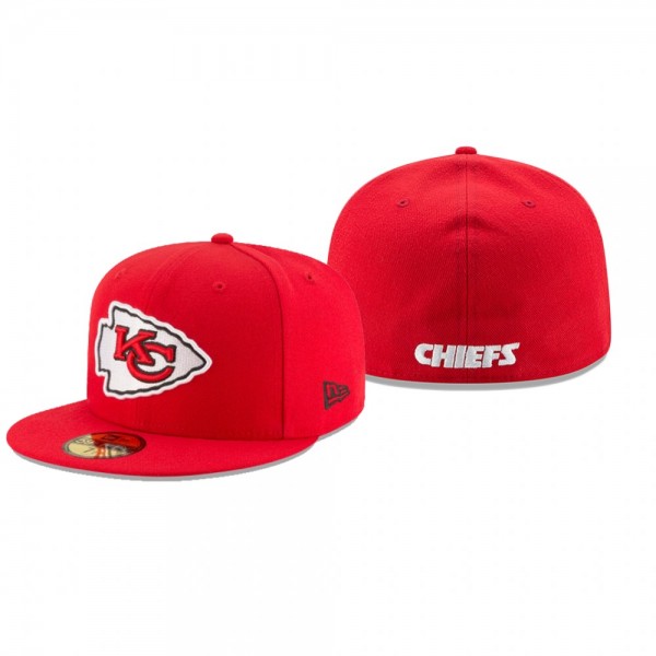 Kansas City Chiefs Red Omaha 59FIFTY Fitted Hat