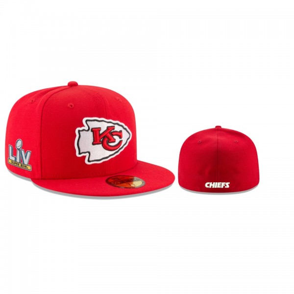 Kansas City Chiefs Red Super Bowl LV 59FIFTY Fitte...