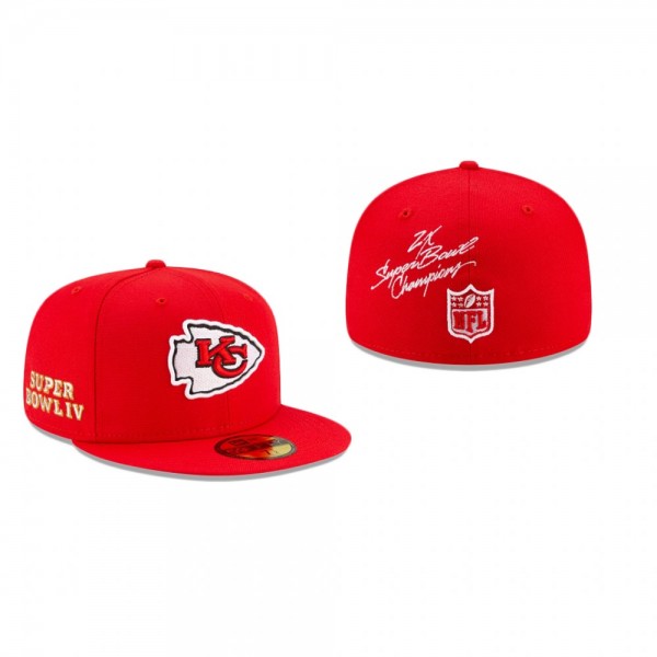 Kansas City Chiefs Red World Champions 59FIFTY Fit...