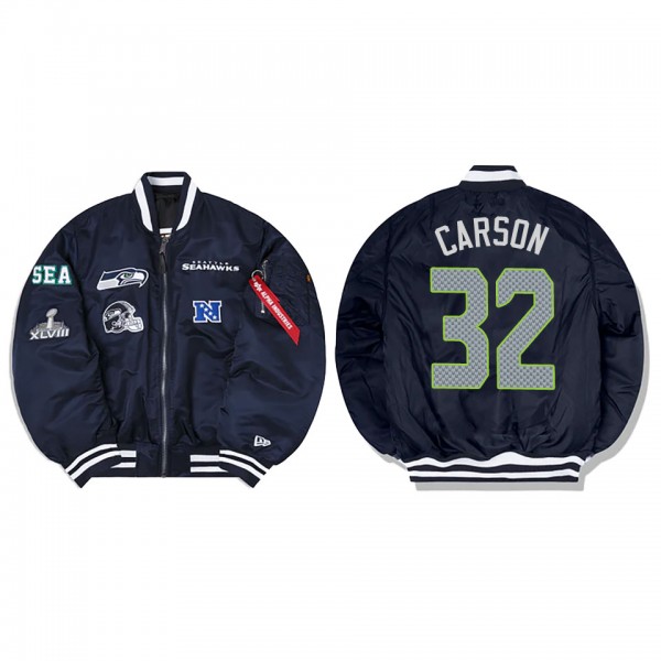 Chris Carson Alpha Industries X Seattle Seahawks M...