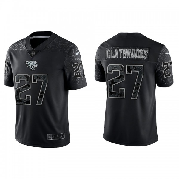 Chris Claybrooks Jacksonville Jaguars Black Reflec...