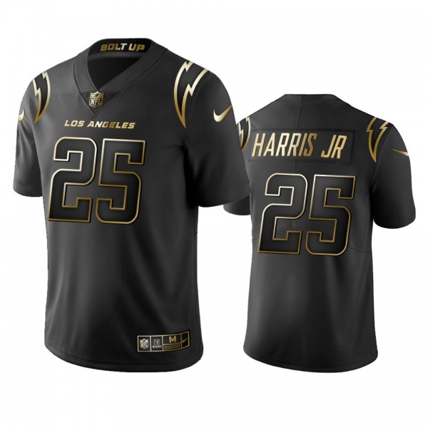 Los Angeles Chargers Chris Harris Jr. Black Golden...