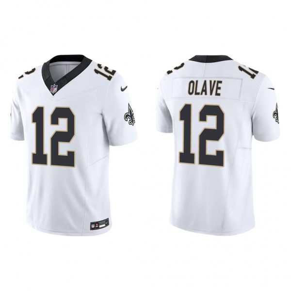 Men's New Orleans Saints Chris Olave White Vapor F.U.S.E. Limited Jersey
