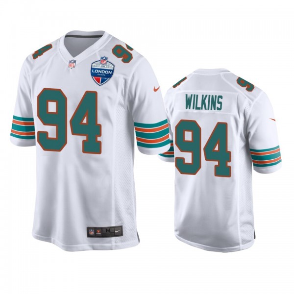 Miami Dolphins Christian Wilkins White 2021 NFL Lo...
