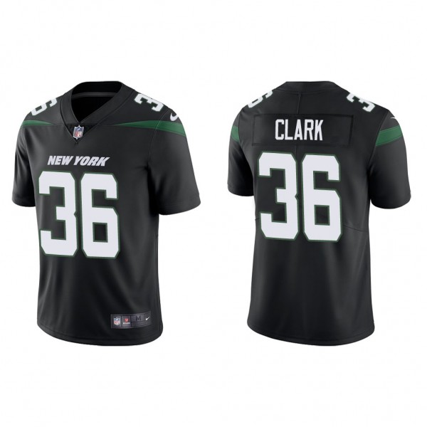 Men's Chuck Clark New York Jets Black Vapor Limite...