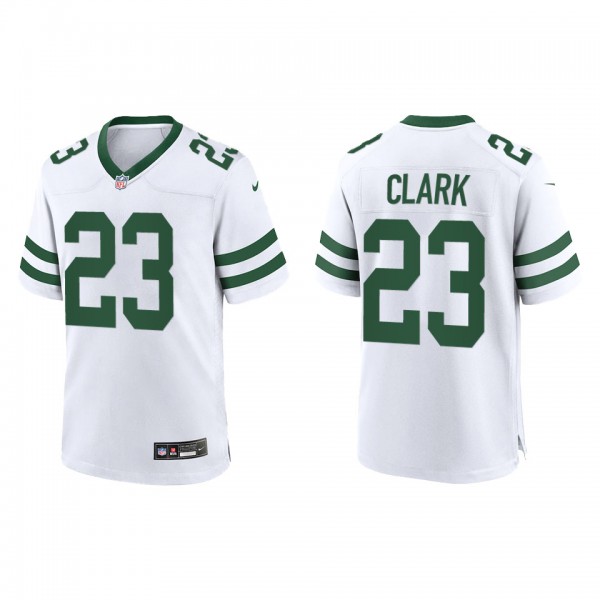 Chuck Clark Men's New York Jets White Legacy Game Jersey