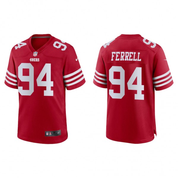 Men's Clelin Ferrell San Francisco 49ers Scarlet G...