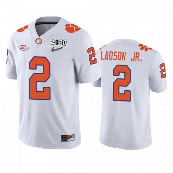 Clemson Tigers Frank Ladson Jr. White College Football Playoff Game Jersey