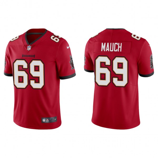 Men's Tampa Bay Buccaneers Cody Mauch Red 2023 NFL...