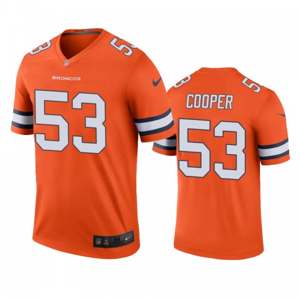 Denver Broncos Jonathon Cooper Orange Color Rush L...