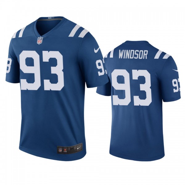 Indianapolis Colts Robert Windsor Royal Color Rush Legend Jersey