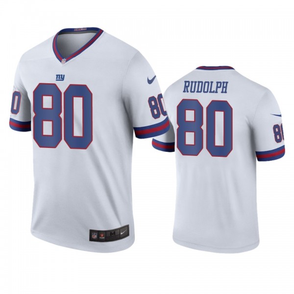 New York Giants Kyle Rudolph White Color Rush Legend Jersey