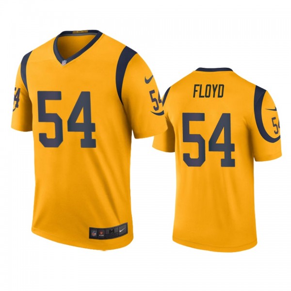 Los Angeles Rams Leonard Floyd Gold Color Rush Leg...