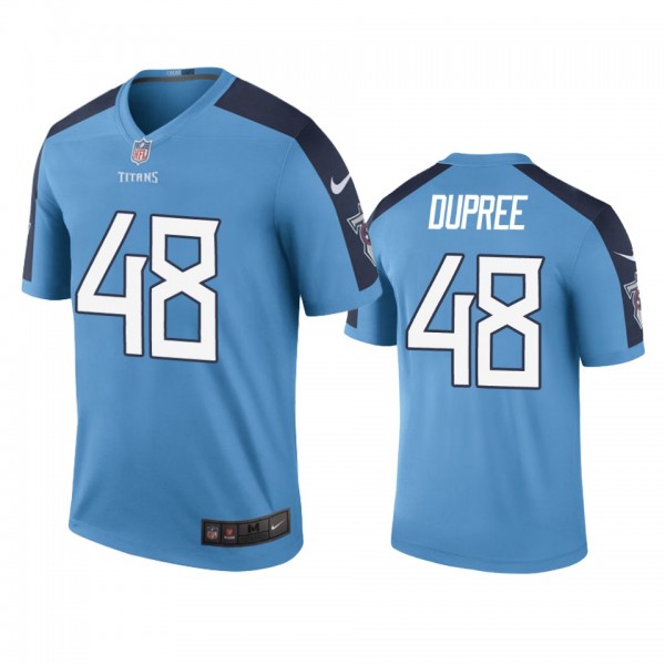 Tennessee Titans Bud Dupree Light Blue Color Rush ...