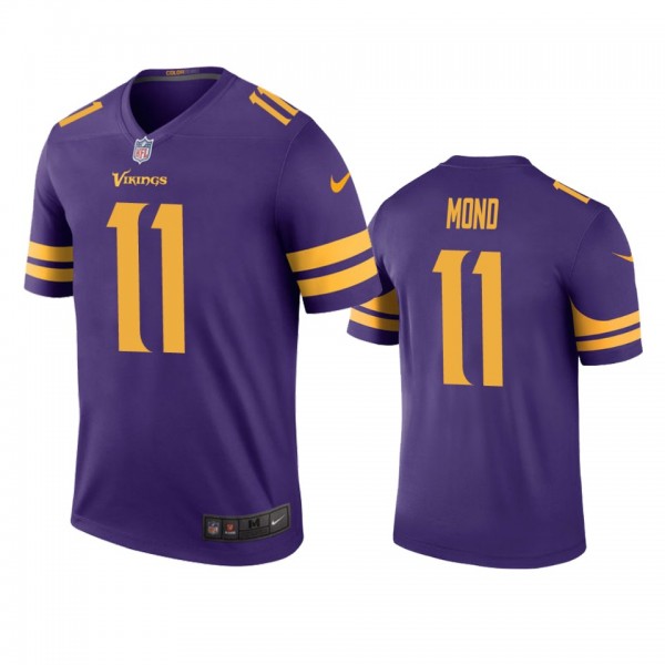 Minnesota Vikings Kellen Mond Purple Color Rush Le...