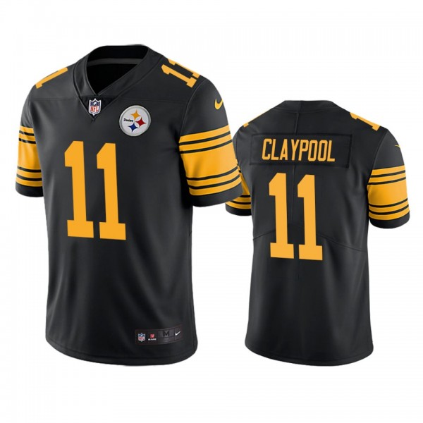 Color Rush Limited Pittsburgh Steelers Chase Claypool Black Jersey
