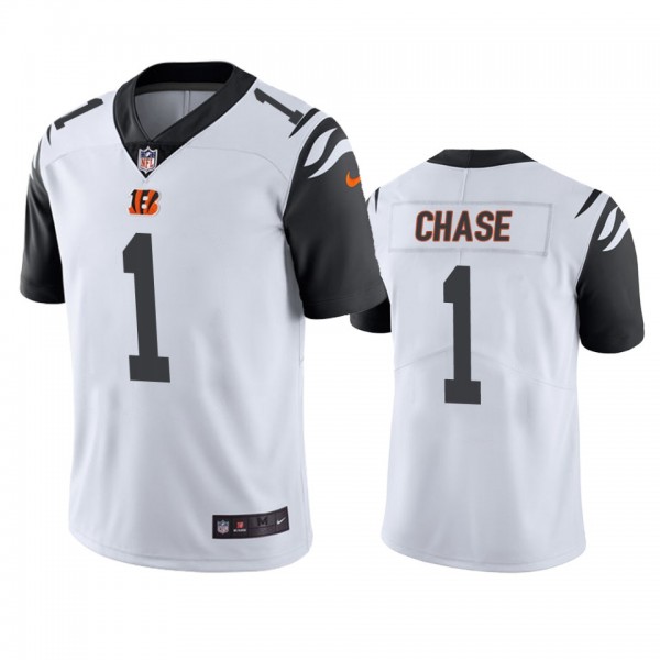 Color Rush Limited Cincinnati Bengals Ja'Marr Chase White Jersey