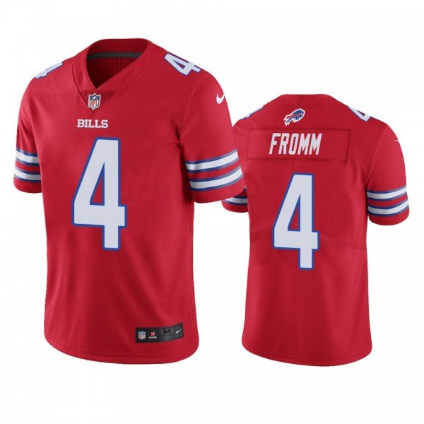 Color Rush Limited Buffalo Bills Jake Fromm Red Je...