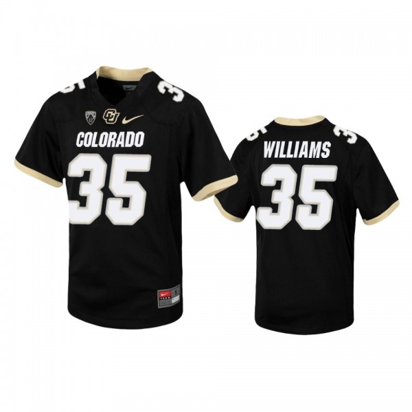 Colorado Buffaloes Mister Williams Black Replica J...