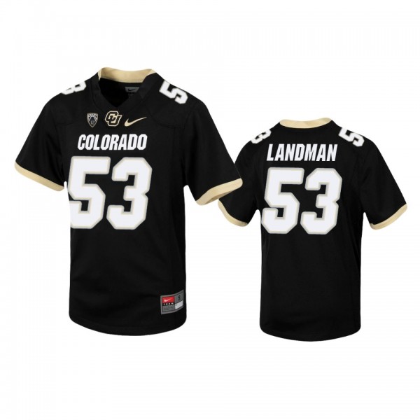 Colorado Buffaloes Nate Landman Black Replica Jersey
