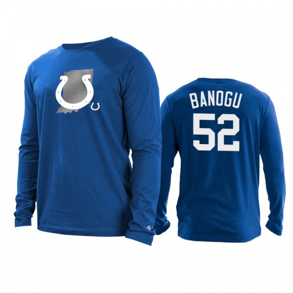 Indianapolis Colts Ben Banogu Royal State Long Sle...