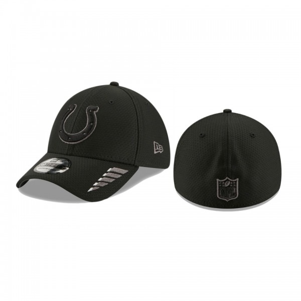 Indianapolis Colts Black Rush 39THIRTY Flex Hat