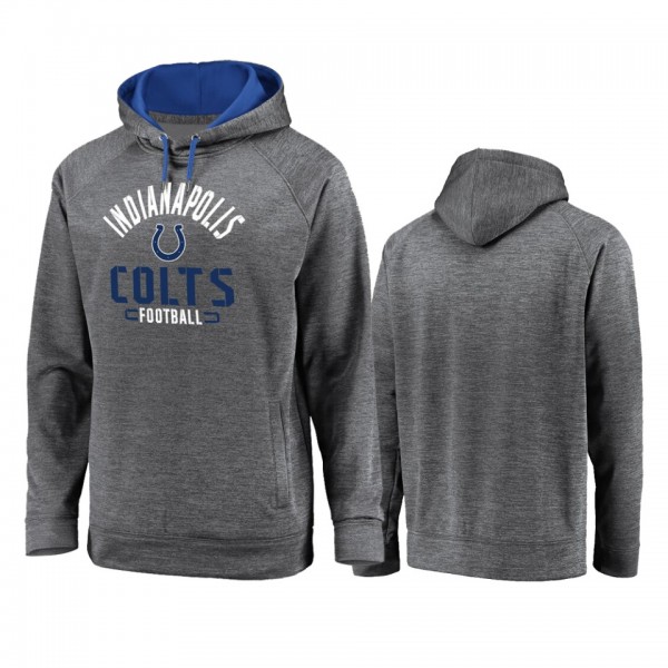 Indianapolis Colts Gray Battle Charged Raglan Pull...