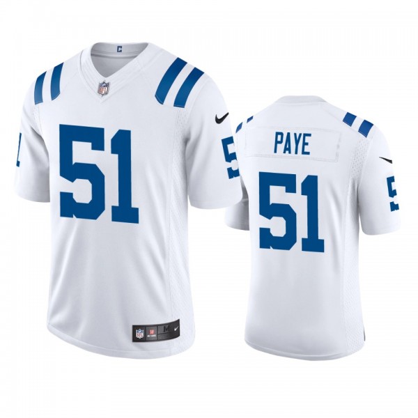 Indianapolis Colts Kwity Paye White Vapor Limited ...
