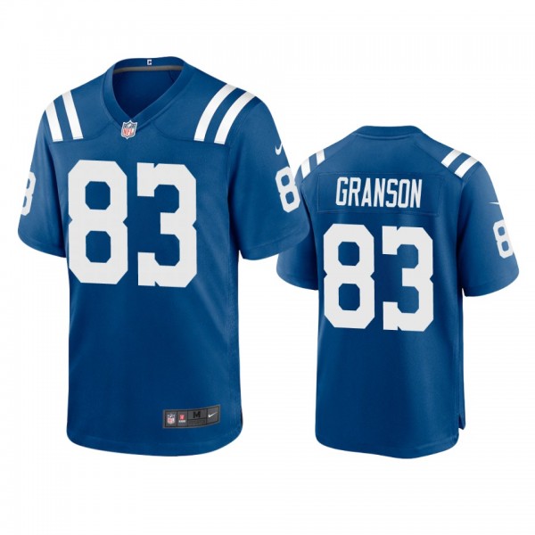 Indianapolis Colts Kylen Granson Royal Game Jersey