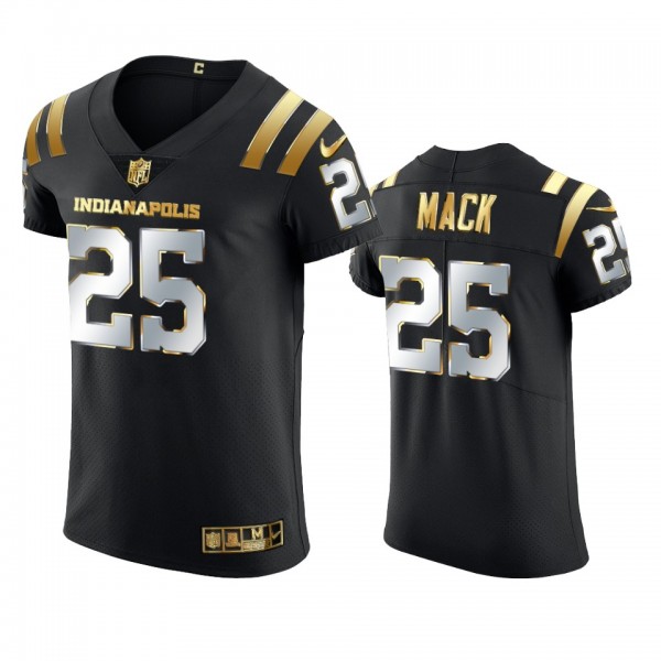 Indianapolis Colts Marlon Mack Black Golden Editio...