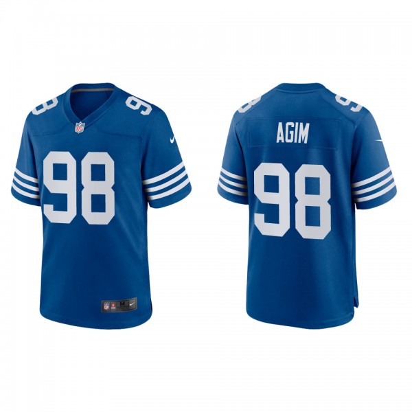 Men's Indianapolis Colts McTelvin Agim Royal Alternate Game Jersey