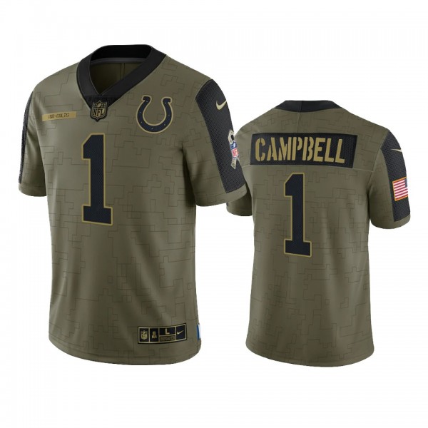 Indianapolis Colts Parris Campbell Olive 2021 Salu...