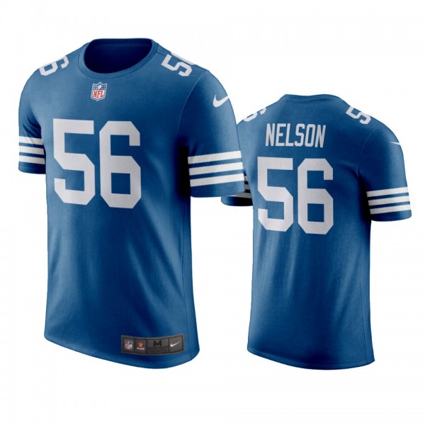 Indianapolis Colts Quenton Nelson Royal Throwback ...
