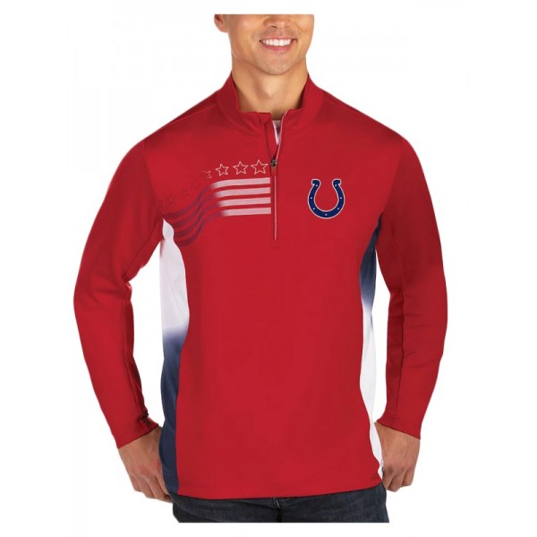 Indianapolis Colts Red White Liberty Quarter-Zip P...